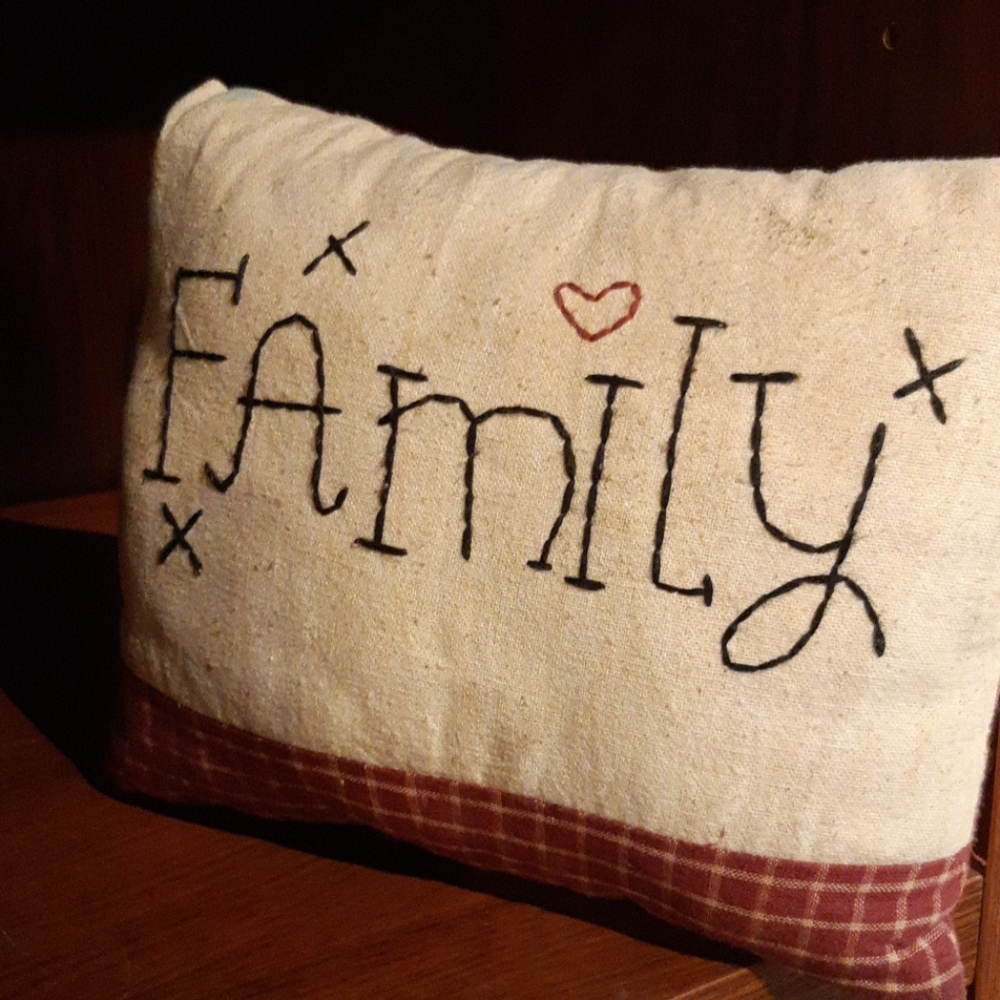 Country decor pillow